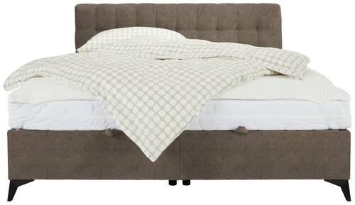 wohnli-moebel-suche-002312000310-1 Boxbett in Hellbraun ca. 180x200cm Textil Mömax Möbel > Betten > Boxspringbetten Braun