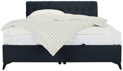 wohnli-moebel-suche-002312000325-1 Boxbett in Schwarz ca. 180x200cm Textil Mömax Möbel > Betten > Boxspringbetten Schwarz