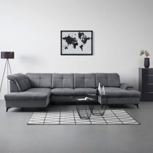 wohnli-moebel-suche-002312000707-1 Wohnlandschaft Sierra Dunkelgrau Textil Mömax Möbel > Sofas & Couches > Wohnlandschaften > Ecksofas > Eckschlafsofas Grau
