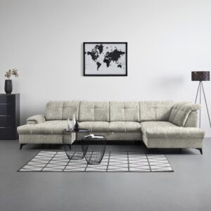 wohnli-moebel-suche-002312000714-1 Wohnlandschaft Sierra Taupe Textil Mömax Möbel > Sofas & Couches > Wohnlandschaften > Wohnlandschaften U-Form Taupe