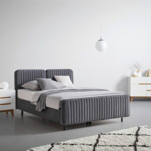 Boxbett Livetto Anthrazit ca. 180x200cm Holz, Textil Mömax Möbel > Betten Anthrazit