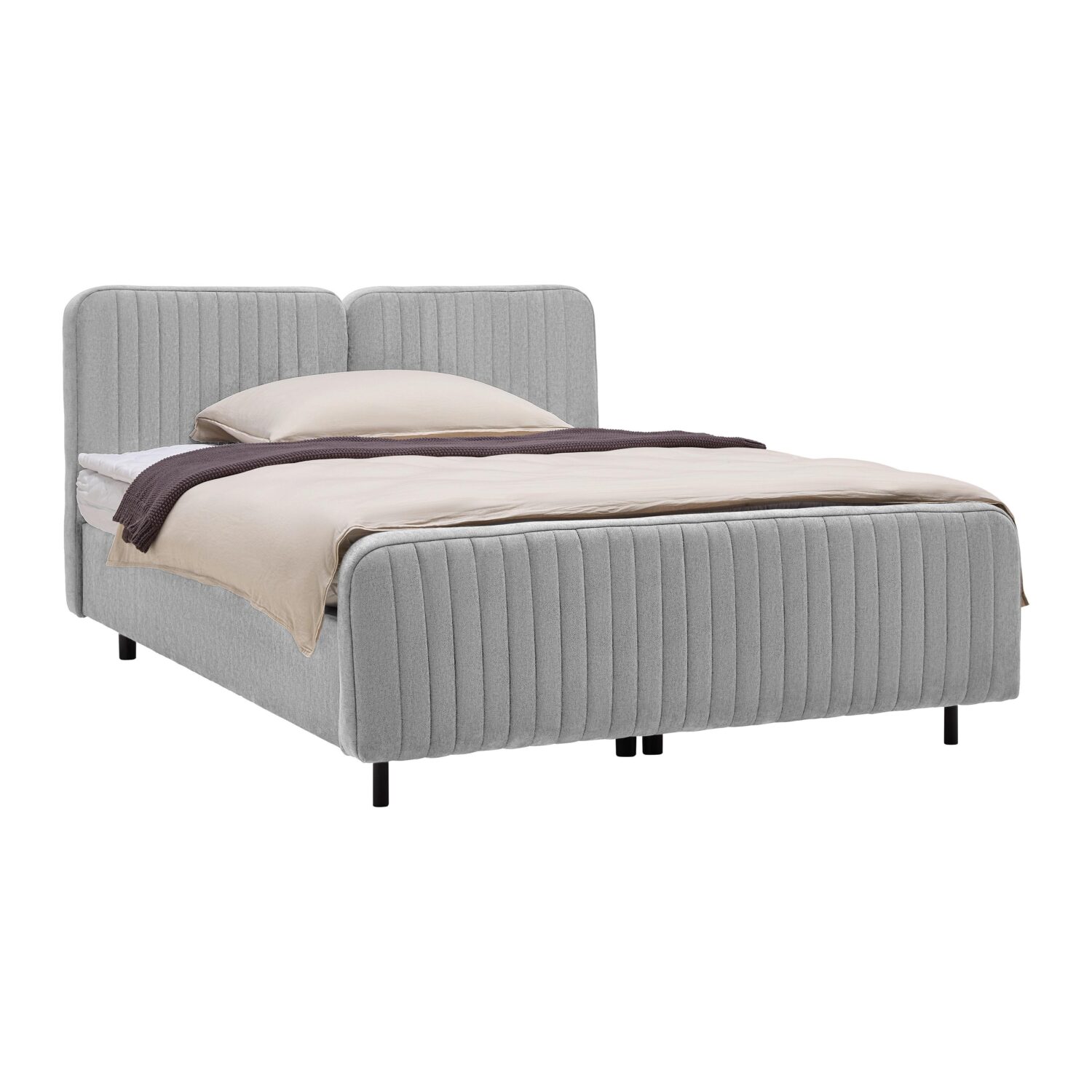 Wohnli Möbelsuche - Boxbett Livetto Grau ca. 160x200cm