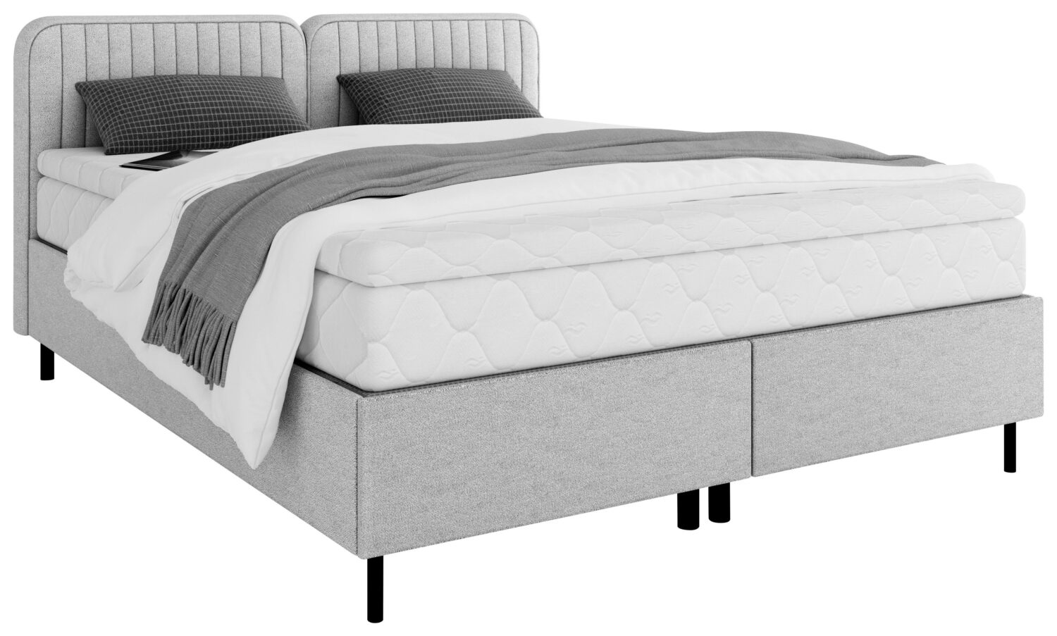 Wohnli Möbelsuche - Boxbett Livetto Grau ca. 160x200cm