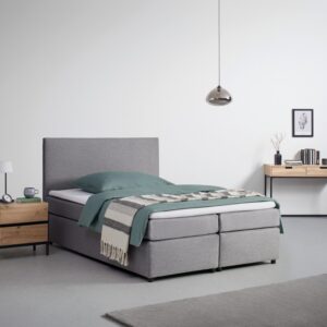 wohnli-moebel-suche-002330000902 Wohnli Möbelsuche - Boxbett Melina ca. 140x200 cm Grau mit Topper