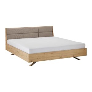 wohnli-moebel-suche-002330001402-1 Bett Dormio Eichefarben /Braun ca.180x200 cm Holz, Textil Bessagi Home Möbel > Betten > Doppelbetten Braun