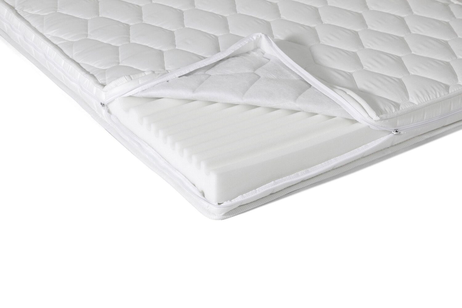 Kaltschaummatratze Caravan H2 ca. 90x190 cm Kunststoff P & B Möbel > Matratzen > Schaummatratze > Kaltschaummatratze Weiß