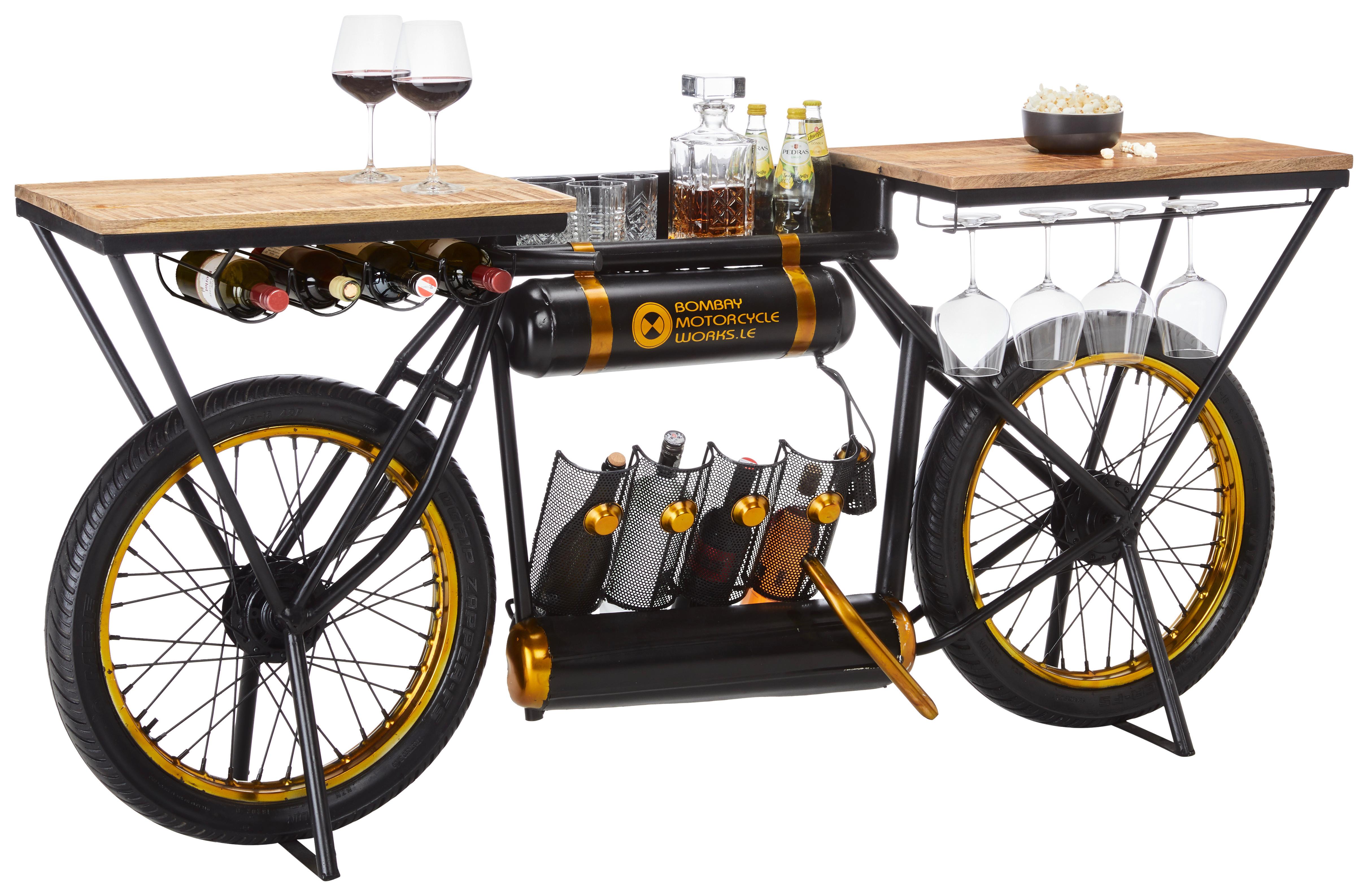 Wohnli Möbelsuche - Bar aus Mangoholz Massiv