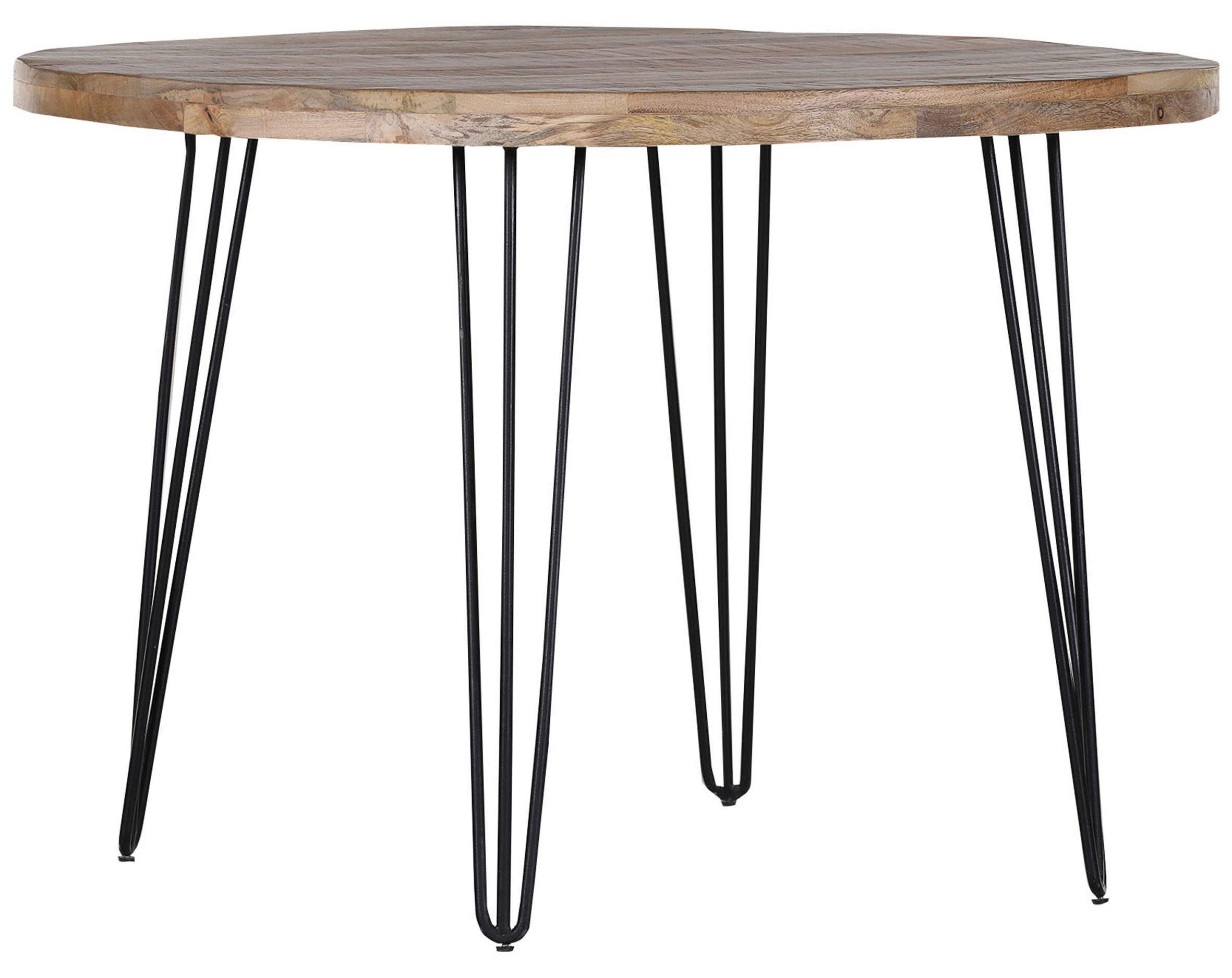 wohnli-moebel-suche-002362076501 Wohnli Möbelsuche - Esstisch Bottnic Naturfarben Mangoholz Rund Ø ca. 105cm