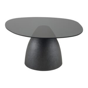 Wohnli Möbelsuche - Couchtisch Murphy Schwarz Metall getöntes Glas