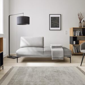 Modulsofa Tessa Grau Samt Metall, Textil Bessagi Home Möbel > Sofas & Couches > Sofas > Modulare Sofas Grau