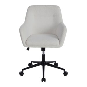 Drehstuhl Debora in Weiß Metall, Textil Mömax Wohnzimmermöbel Weiß