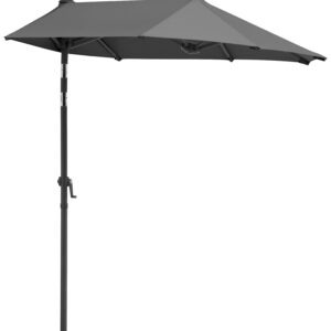 Ampelschirm Salerno Mezza ca.150x228x150cm Anthrazit Metall Schneider Garten & Outdoor > Sonnen- & Sichtschutz > Sonnen- & Ampelschirme Anthrazit