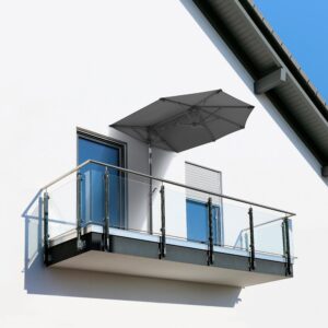 Wohnli Möbelsuche - Ampelschirm Salerno Mezza ca.150x228x150cm Anthrazit