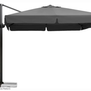 Wohnli Möbelsuche - Ampelschirm Rhodos ca. 359x273 x300 cm Anthrazit
