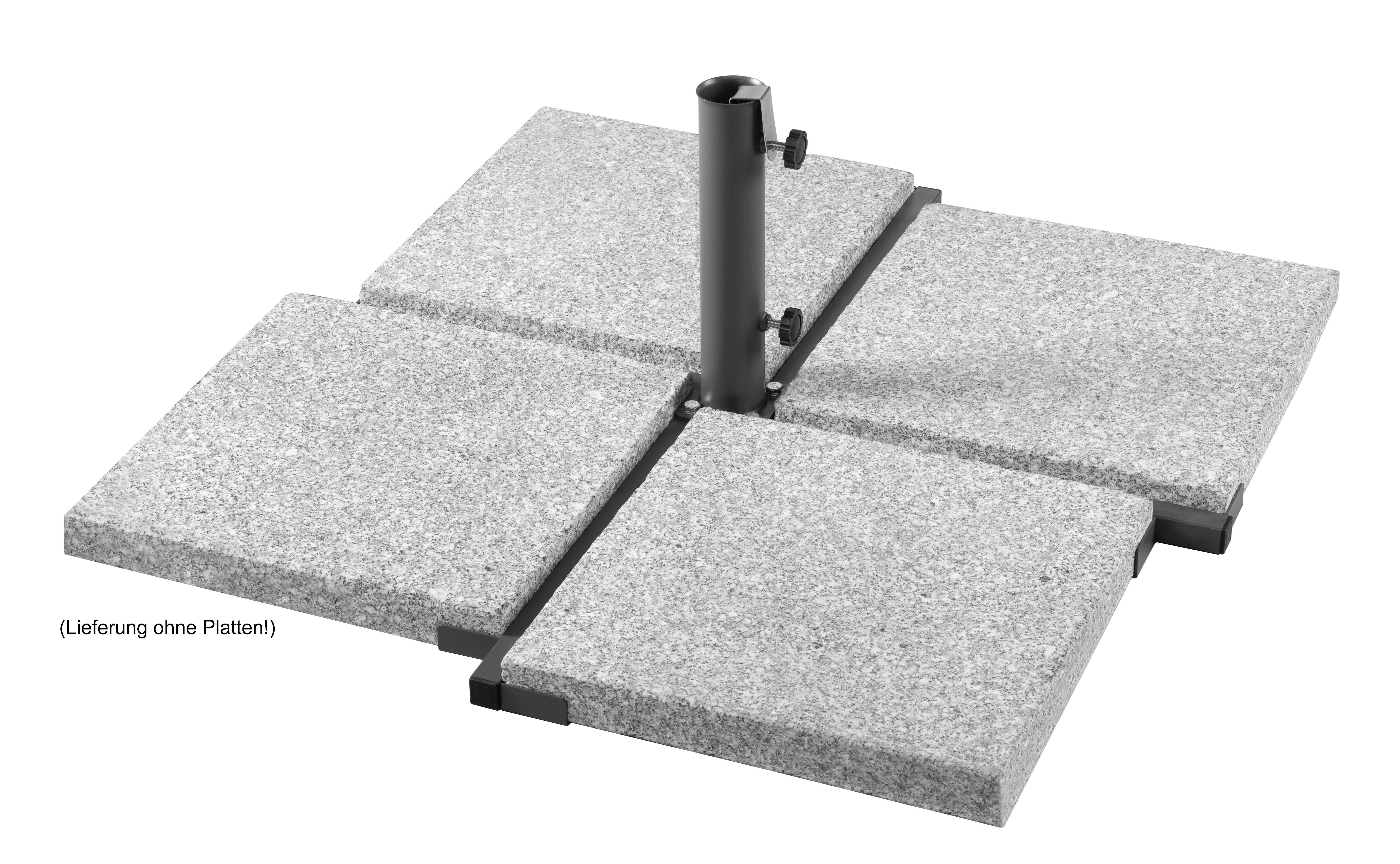 Schneider Schirmständer Plattenständer Plus Anthrazit Metall Schneider Garten & Outdoor > Sonnen- & Sichtschutz > Sonnenschirmständer Anthrazit