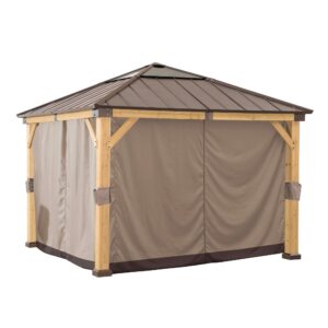 wohnli-moebel-suche-002395000782 Wohnli Möbelsuche - Pavillon-Seitenteil Gazebo Vorhang für 336x336cm