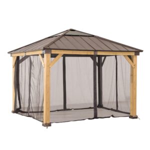 wohnli-moebel-suche-002395000794 Wohnli Möbelsuche - Pavillon-Seitenteil Gazbeo Netz ca. 310x220 cm