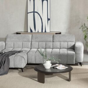 Wohnlandschaft Melbourne Grau Holz, Metall, Textil Mömax Möbel > Sofas & Couches > Wohnlandschaften > Ecksofas > XXL Ecksofas Grau