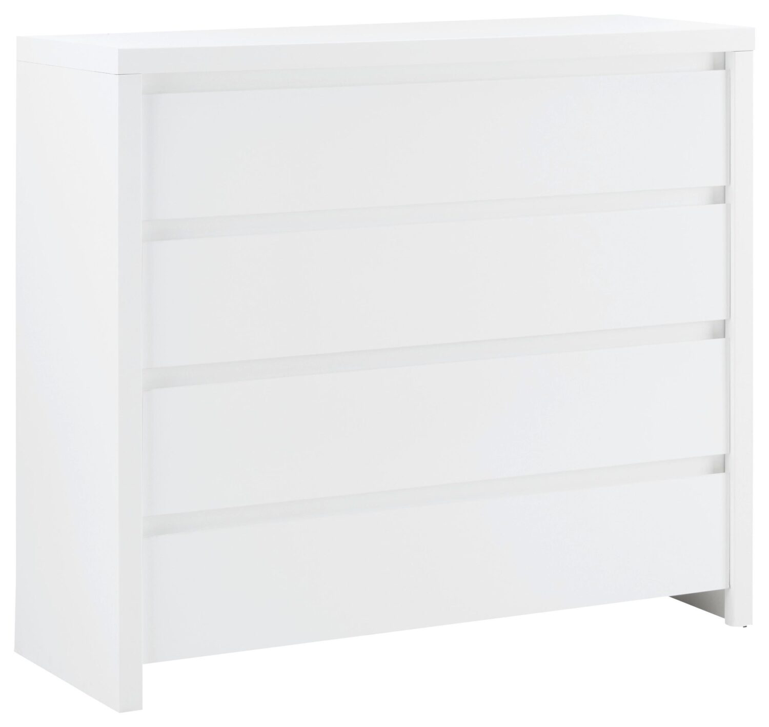 Kommode in Weiß Holzwerkstoff Mömax Möbel > Kommoden & Schubladenschränke > Kommoden Weiß