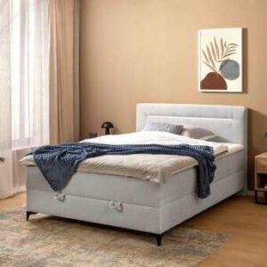 Boxbett Jerry Beige ca. 120x200cm Textil Mömax Möbel > Betten Beige