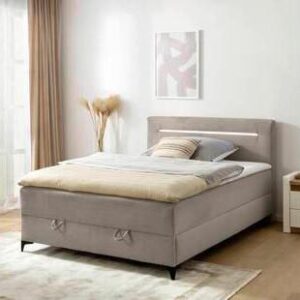 Boxbett Jerry Braun ca. 140x200cm Textil Mömax Möbel > Betten Braun