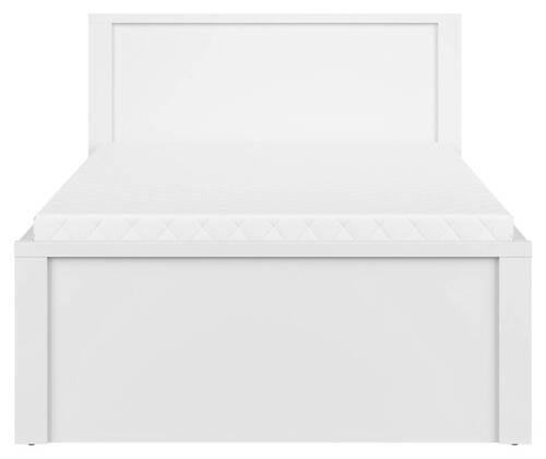 Bett Kaspian ca. 120x200 cm Weiß Holzwerkstoff MID.YOU Möbel > Betten Weiß