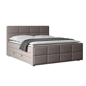 wohnli-moebel-suche-002427021901 Wohnli Möbelsuche - Boxspringbett Oslo Hellgrau ca. 180x200 cm Hellgrau