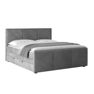 wohnli-moebel-suche-002427022502-1 Boxspringbett Bologna ca. 180x200 cm Hellgrau Holzwerkstoff Livetastic Möbel > Betten > Doppelbetten Grau