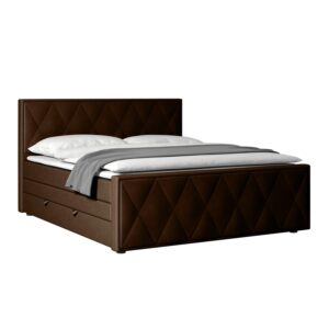 wohnli-moebel-suche-002427022607-1 Boxspringbett Porto ca. 180x200 cm Braun Holz, Metall, Textil MID.YOU Möbel > Betten > Doppelbetten Braun