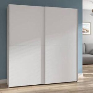 Schwebetürenschrank Time Weiß Kunststoff Based Möbel > Schränke > Kleiderschränke > Schwebetürenschränke Weiß
