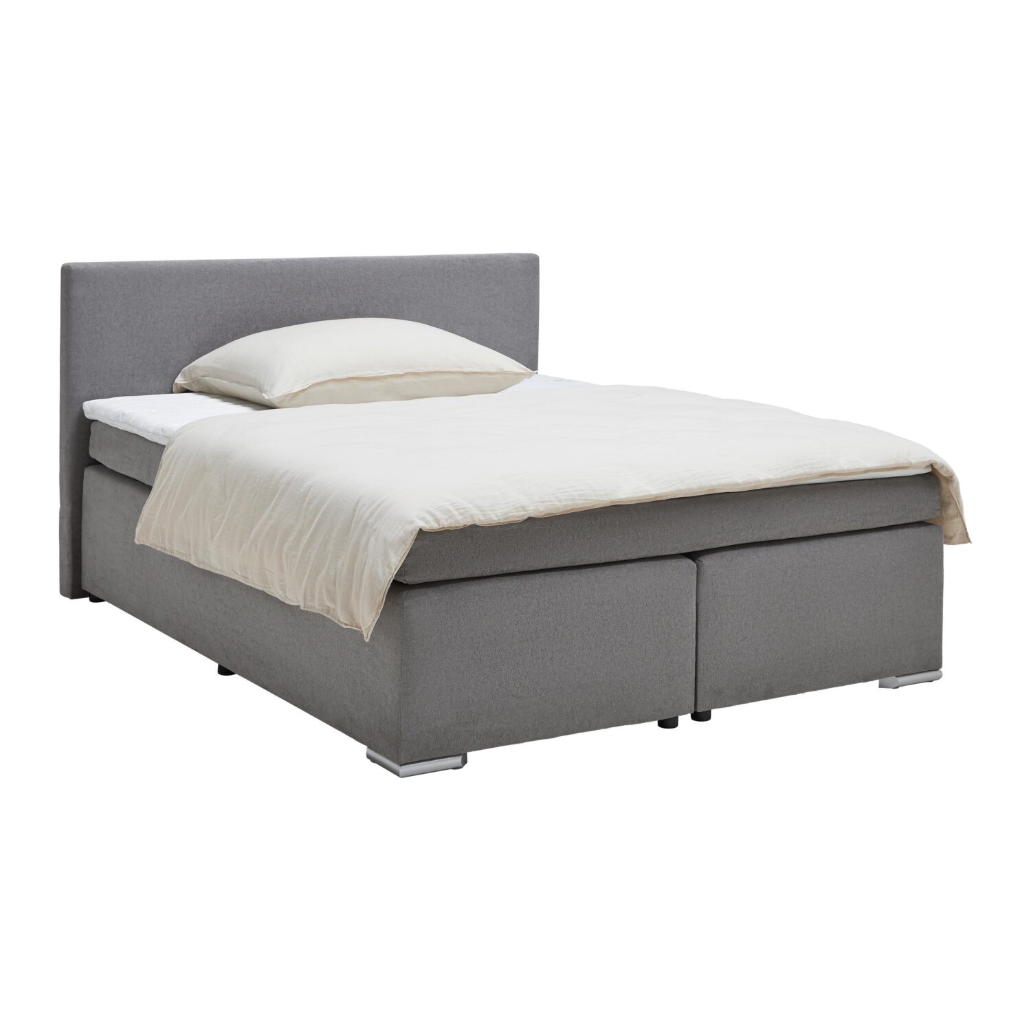 Wohnli Möbelsuche - Boxspringbett Mira 2 Grau ca. 180x200cm