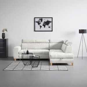 Ecksofa Lugo Beige Holz, Metall, Kunststoff, Textil Mömax Möbel > Sofas & Couches > Wohnlandschaften > Ecksofas > XXL Ecksofas Beige