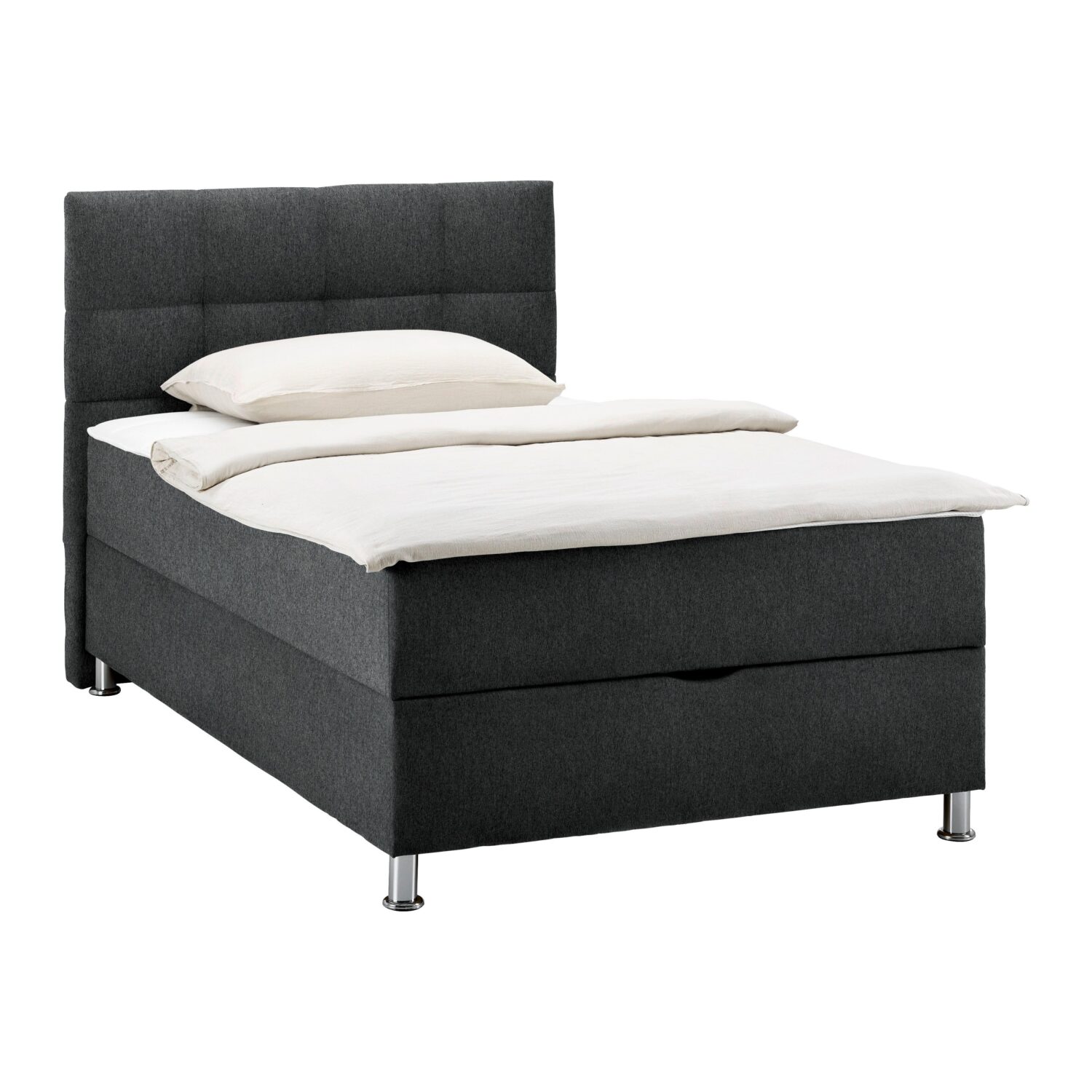 Wohnli Möbelsuche - Boxbett Oviedo 120 in Anthrazit ca. 120 x200cm