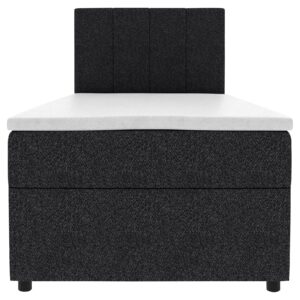 Boxbett Odin Schwarz max. 90x200cm Textil Based Möbel > Betten Schwarz