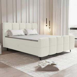 Boxbett Mona Beige ca. 140x200cm Textil Mömax Möbel > Betten Beige