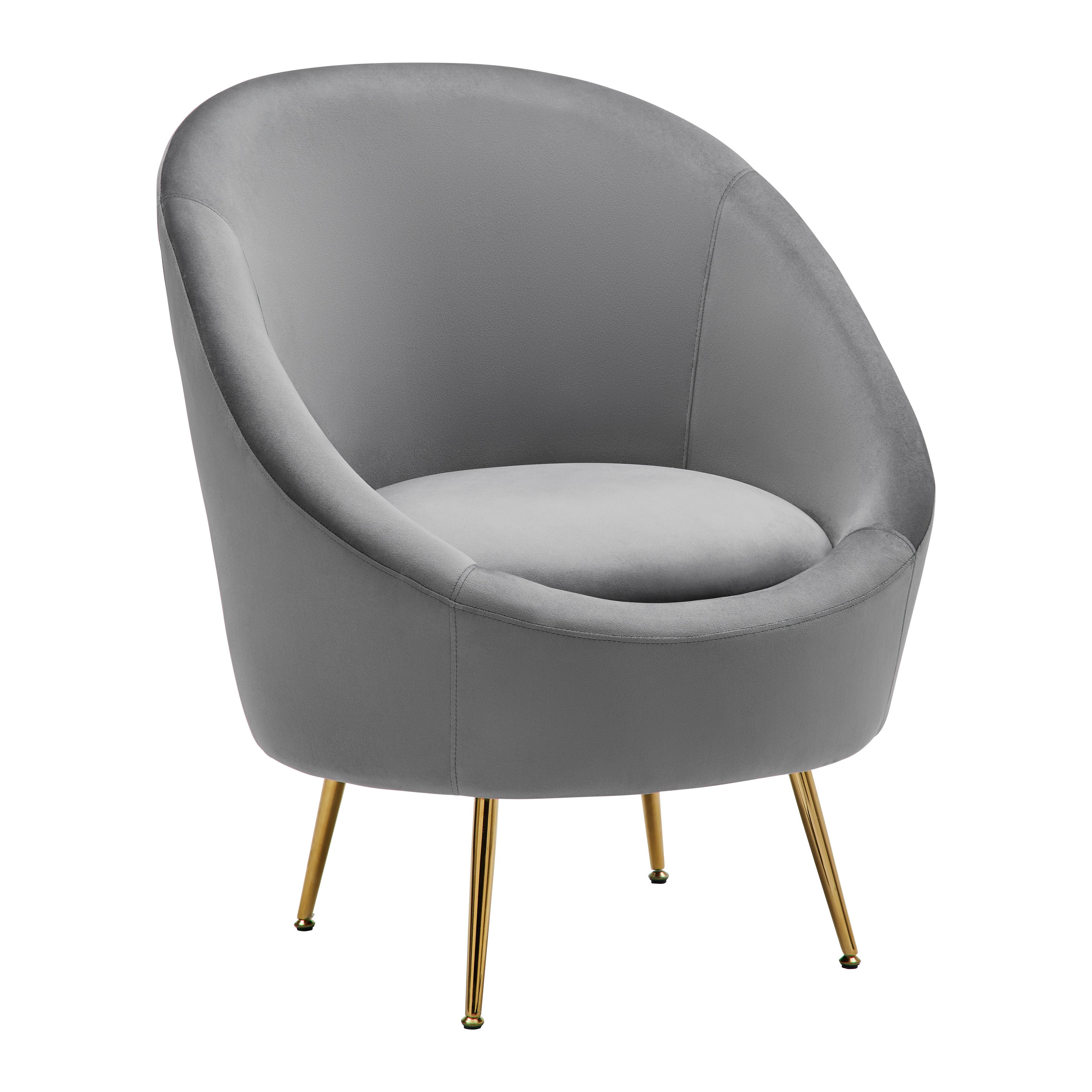 wohnli-moebel-suche-002502001701 Wohnli Möbelsuche - Sessel Lou ca. 80x92x75 cm Grau Samt