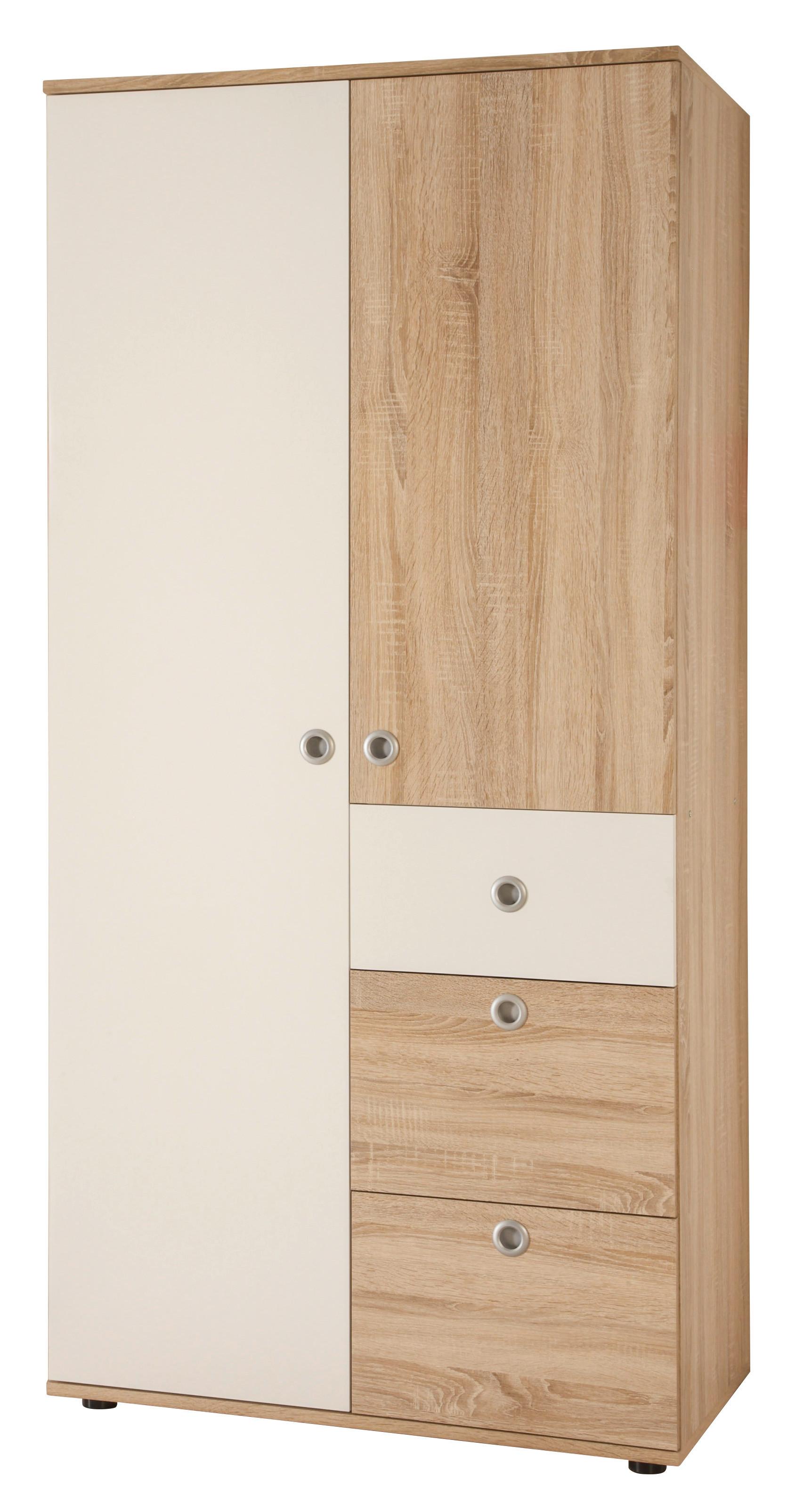 wohnli-moebel-suche-002522009701 Wohnli Möbelsuche - Kleiderschrank Wiki ca. 90x191 cm Weiß/Eiche