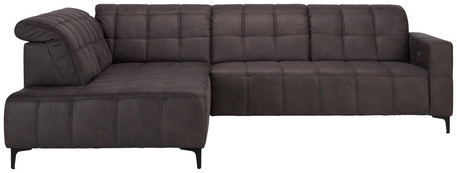 Wohnli Möbelsuche - Ecksofa Panama Links Anthrazit