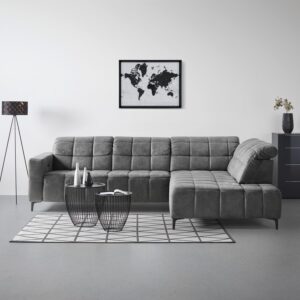 wohnli-moebel-suche-002527020203-1 Ecksofa Panama Rechts Anthrazit Textil Premium Living Möbel > Sofas & Couches > Wohnlandschaften > Ecksofas > Eckschlafsofas Anthrazit