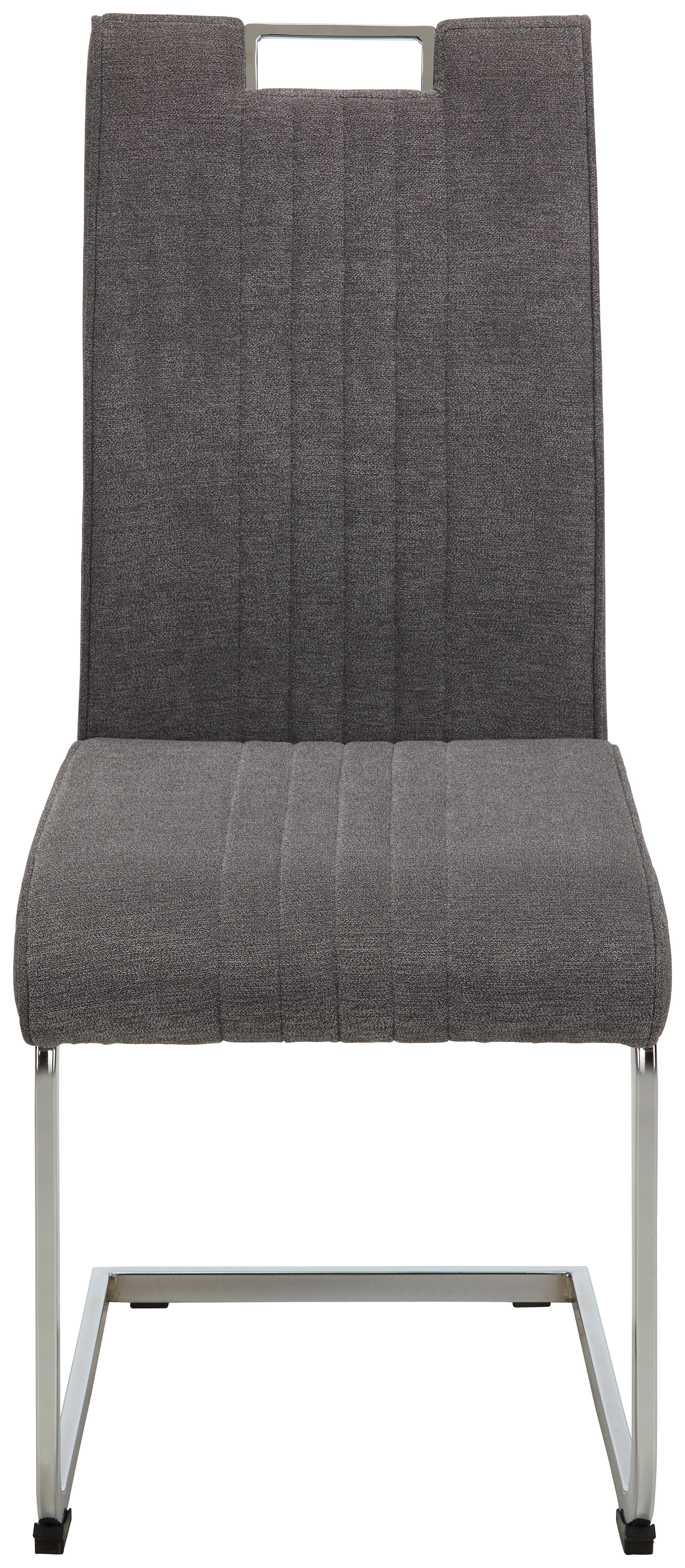 Schwingstuhl Katja in Grau Metall, Textil Mömax Möbel > Stühle > Esszimmerstühle > Schwingstühle Grau