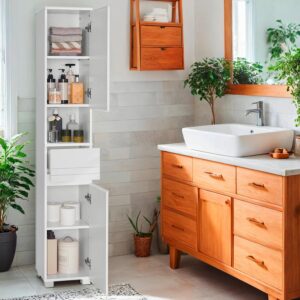 HOCHSCHRANK BBC560P31 Holzwerkstoff MID.YOU Möbel > Schränke > Badezimmerschränke > Hochschrank Weiß