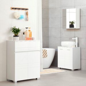 MIDISCHRANK BBK140W01 Holzwerkstoff MID.YOU Möbel > Schränke Weiß