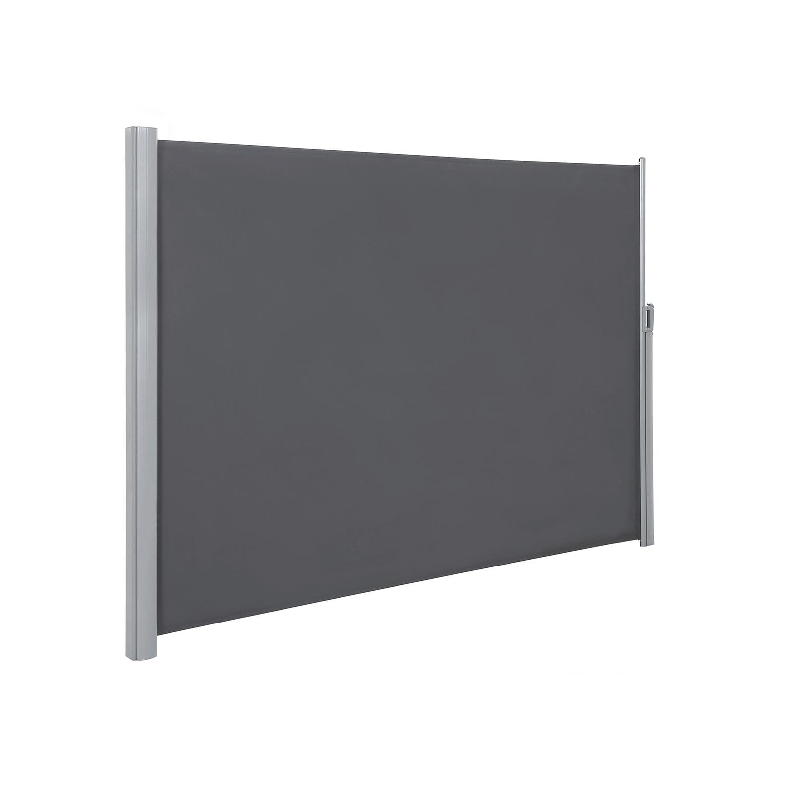 Wohnli Möbelsuche - Seitenmarkise rollbar Anthrazit ca. 400x180cm