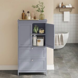 MIDISCHRANK BATHROOM CABINET Holzwerkstoff MID.YOU Möbel > Schränke Grau