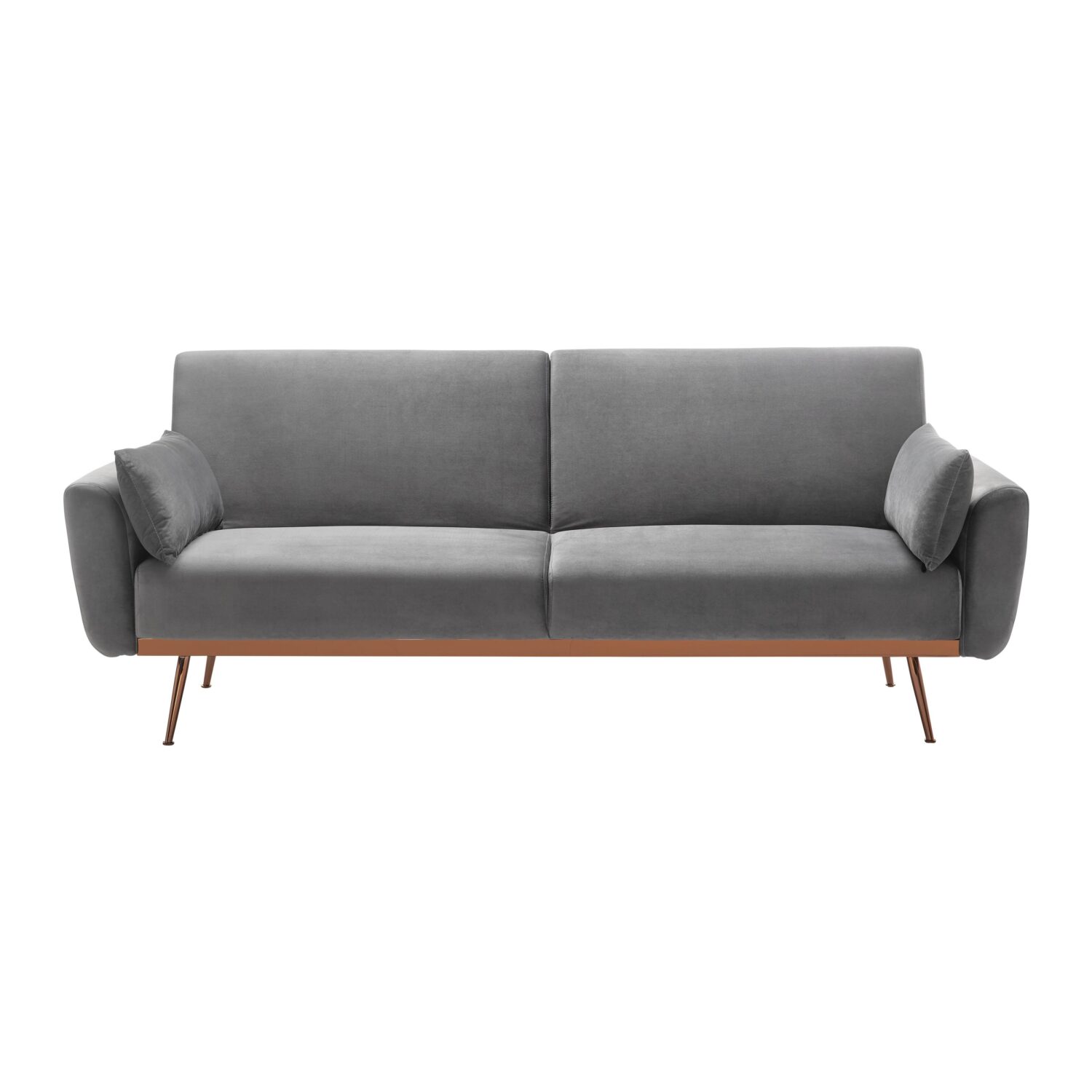 Wohnli Möbelsuche - Schlafsofa Guilia Grau Samt