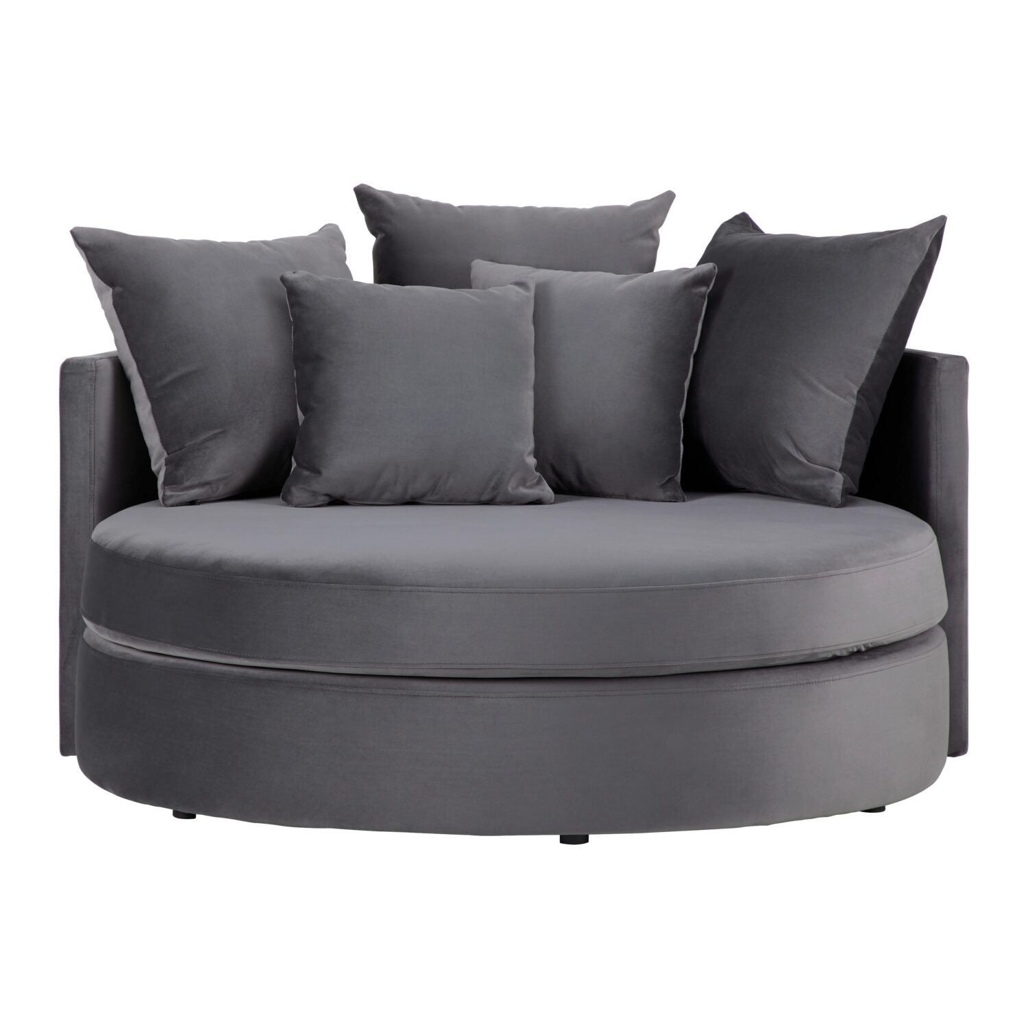 Wohnli Möbelsuche - Sofa Elena Grau Samt