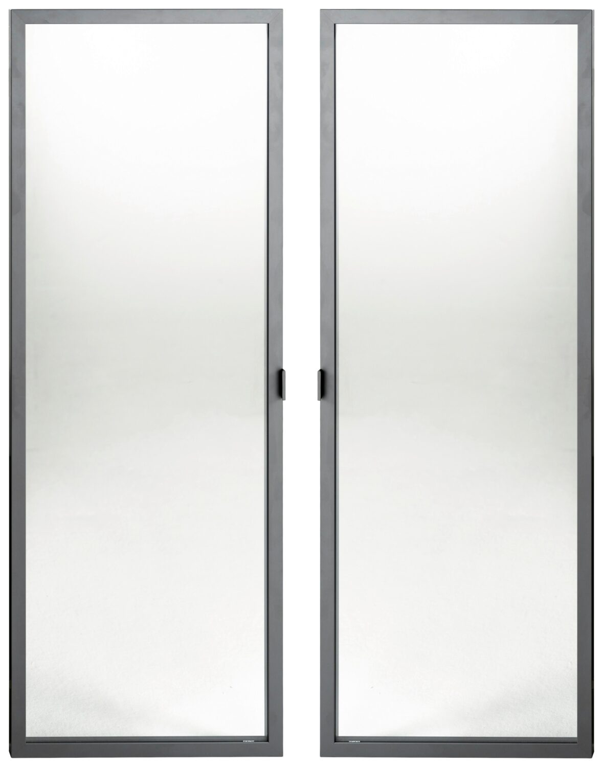 Wohnli Möbelsuche - Türenset aus Glas in Anthrazit