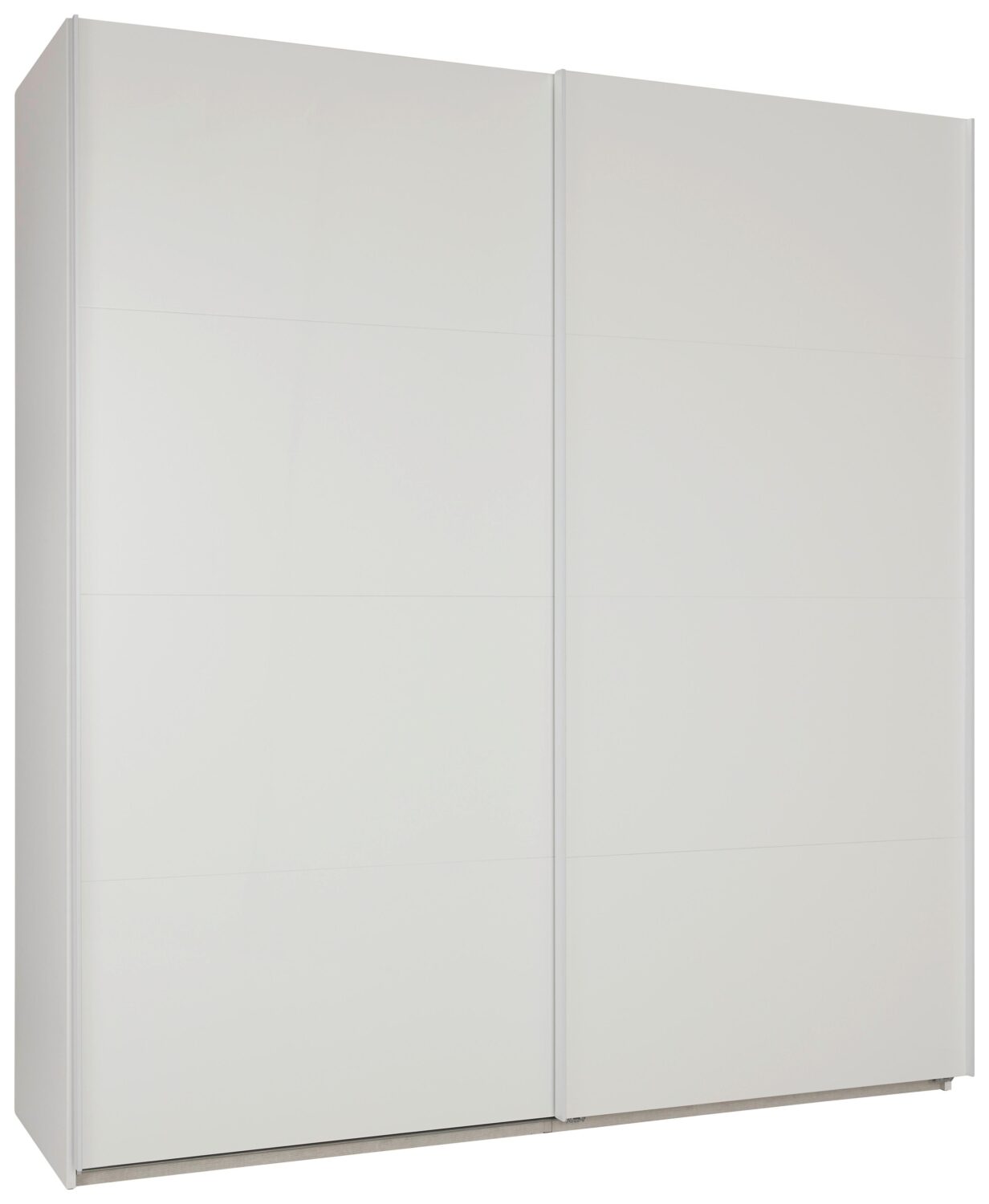 Wohnli Möbelsuche - Schwebetürenschrank Lago in Weiß ca. 203x222x60cm