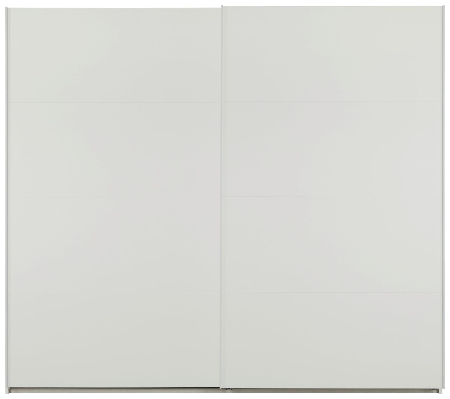 Schwebetürenschrank Lago in Weiß ca. 251x222x60cm Metall Mömax Möbel > Schränke > Kleiderschränke > Schwebetürenschränke Weiß