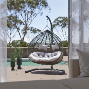 wohnli-moebel-suche-002605000401 Wohnli Möbelsuche - Hängesessel Bari Grau Metall/Kunststoff/Outdoorstoff